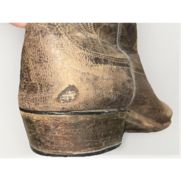 Lucchese 1883 Cowboy Boots Mens 10 D Corbin Mad Dog Goat Leather Western N1556R4 main image 8
